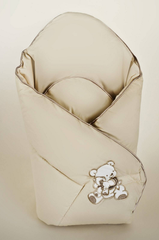 Zavinovačka hladká 80x80 Macko labky cappuccino bez výstuže