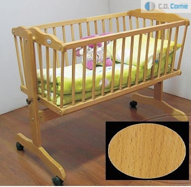 Kolíska bukové drevo natura prírodná 90x42 cm