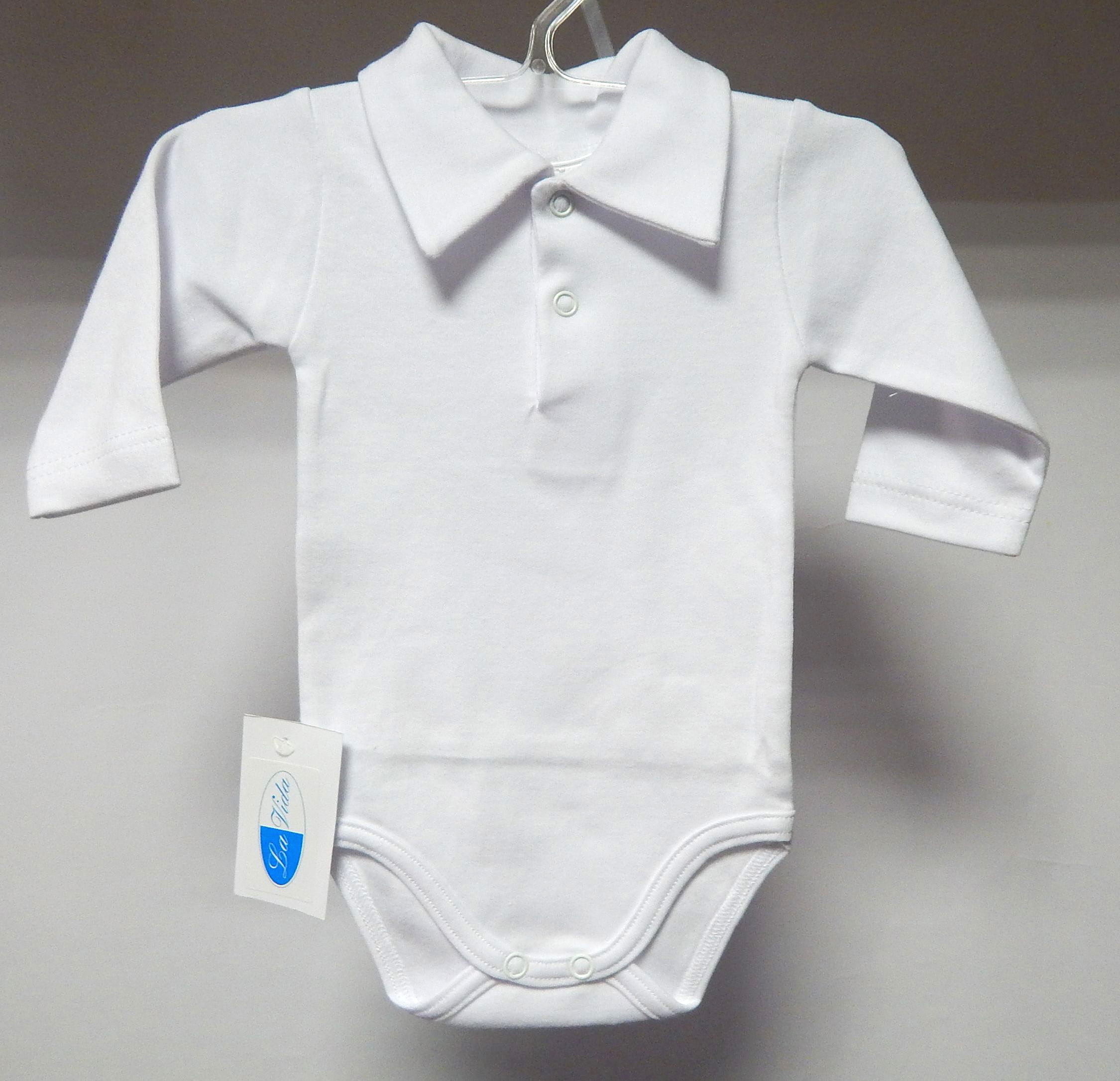 Body dlhý rukáv RB 735 white biela slávnostné Millo 86