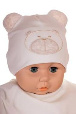 Čiapka Cr-Cz065 Macko white biela 36 38 40 42 44