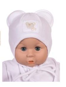 Čiapka WJ-Cz067 viazanie Filemon white biela 36 38 40 42 44