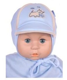 Čiapka WJ-Cz062 viazanie Krt blue modrá 36 38 40 42 44