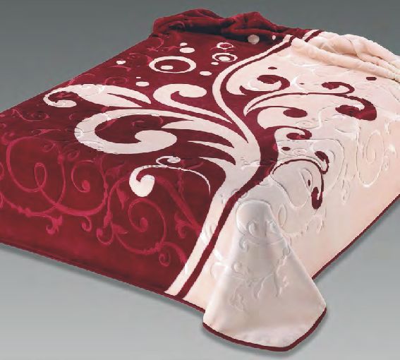 226 220x240 burgundy bordová deka