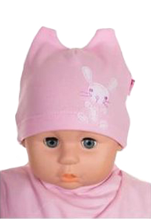Čiapka Cr-Cz037 Zajko pink ružová 34 36 38 40 42