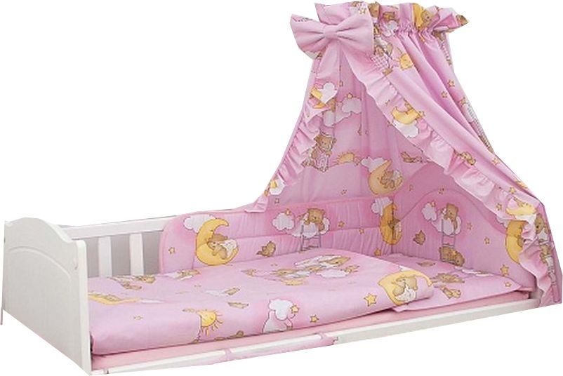 KS 4D 60x90 40x35 260x25 BA potlač pink ružová K macko rebrík