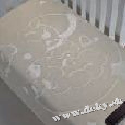 549 Colour Kids 80x110 02 beige béžová deka