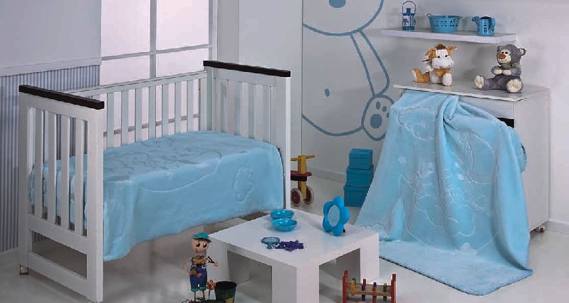 549 Colour Kids 80x110 05 blue modrá deka