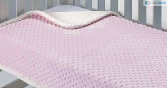 044 sherpa 80x110 04 pink ružová  dvoj deka