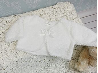 Bolerko ND white biela elegant kvetinka 62