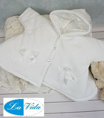 Kabátik slávnostný ND white biela Emila 68