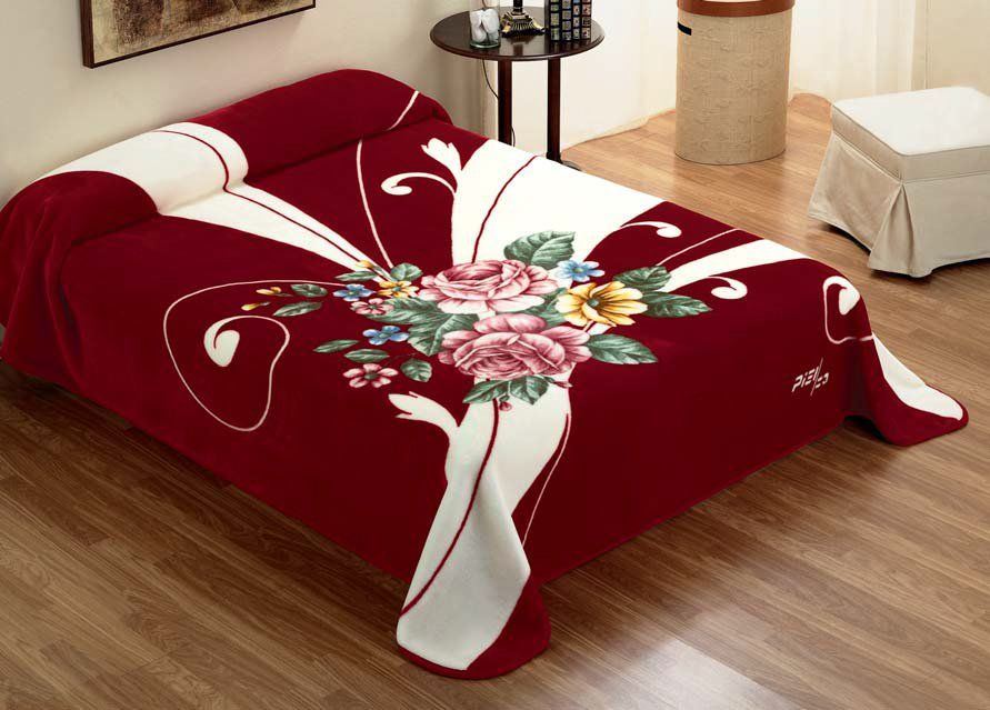 5136 160x220 02 red červená deka