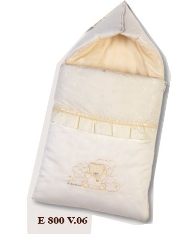 E800 v 06 multifunkčný vak beige béžová výšivka