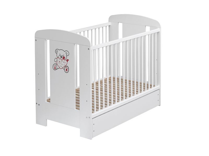 Kamil postieľka white biela bez zásuvky Macko