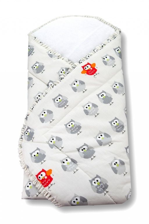 Zavinovačka kokos 80x80 potlač volánik šedá