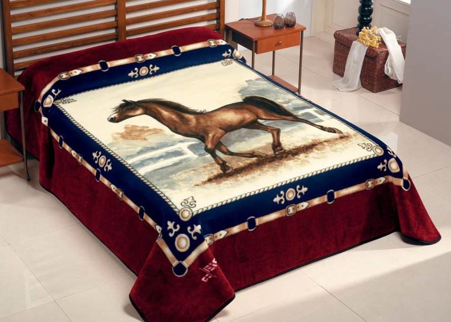 5119 220x240 7 reddish hnedočierna deka