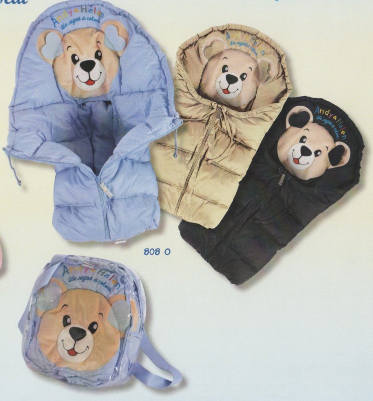 808 O zimný vak TERMO sky blue modrá do autosed. otvory na pásy