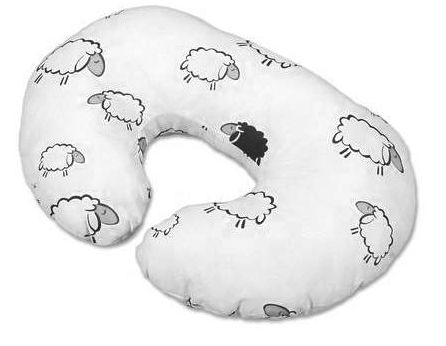 Podkova na polohovanie a kojenie Malá potlač mix farieb BC