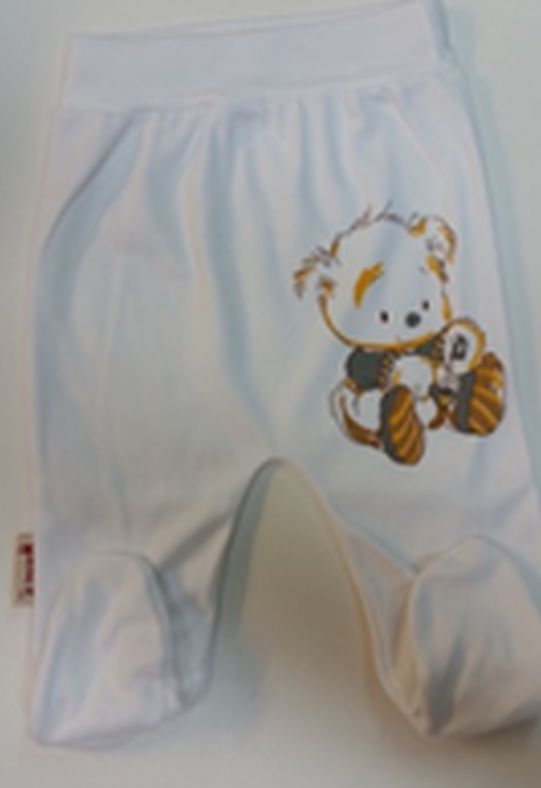 Polodupačky HX potlač white biela macko 74