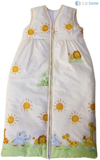 Spací vak 70 BA prechodný béžová potlač