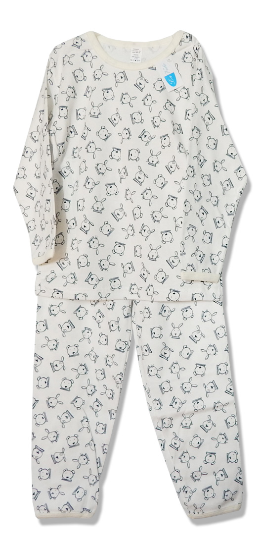 Pyžamo dlhý rukáv HX potlač beige béžová 110