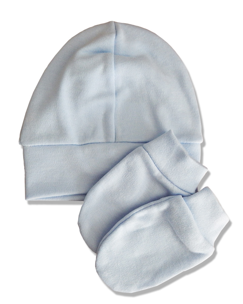 Čiapka a rukavice BA blue modrá veľ. 36-38