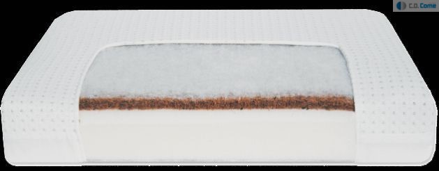 Matrac Molitanko Top 120x60x7,5 kokos Jacus Komfort obal biely