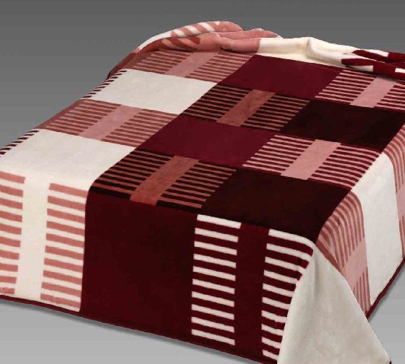 260 220x240 burgundy bordová deka