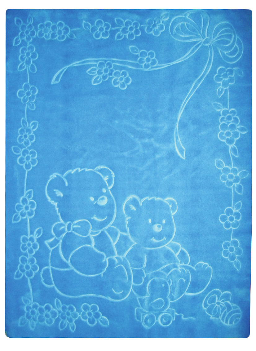 001 80x110 25 blue modrá tyrkysová deka