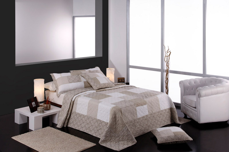 666 EDEN 230x270 + 2x 50x50/02 beige béžová