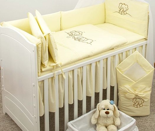 Plachta volán ozdobný pod matrac do postieľky 70x140