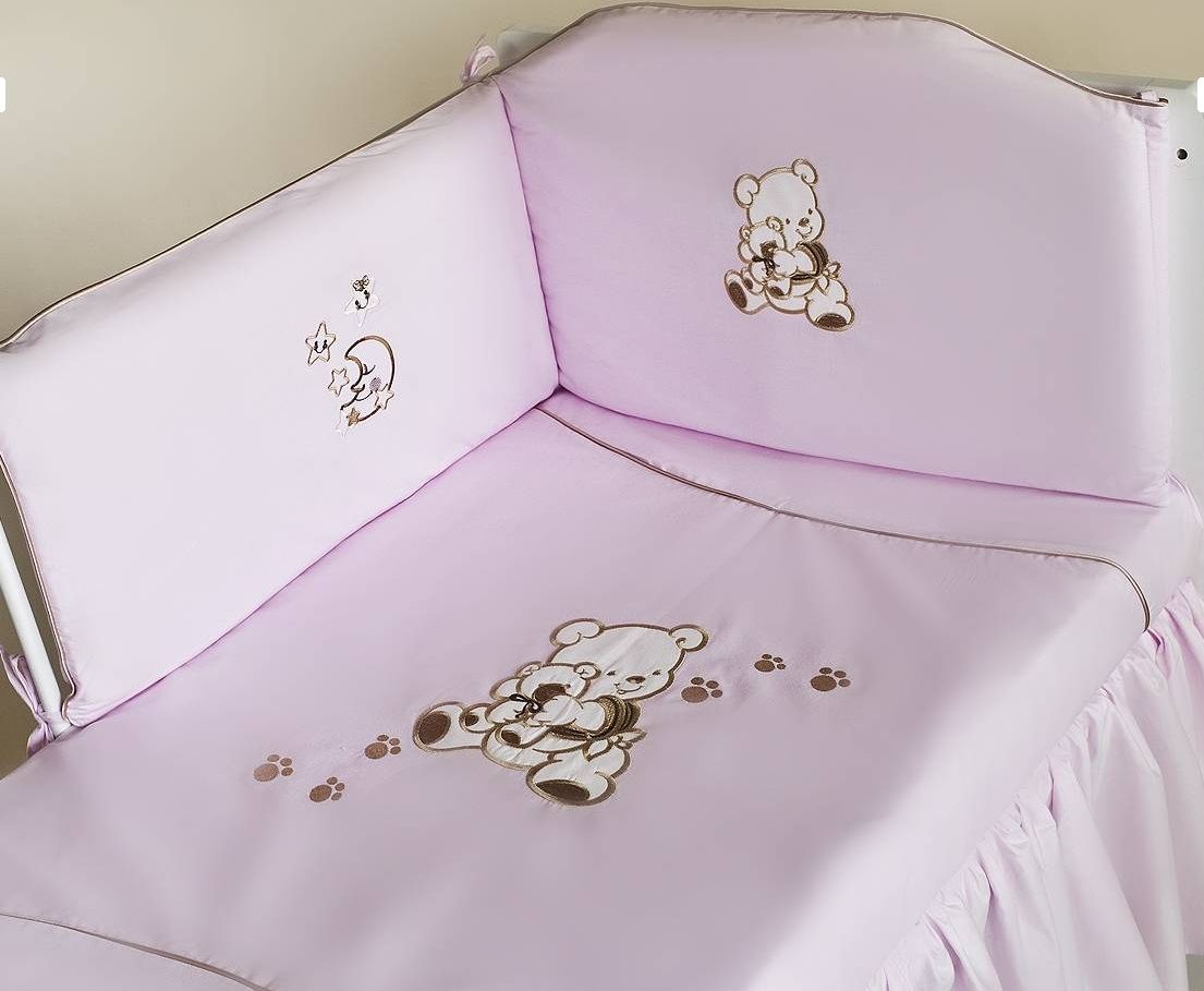 PS 4D 90x130 40x60 180x40 Výš. pink ružová K macko s labkami