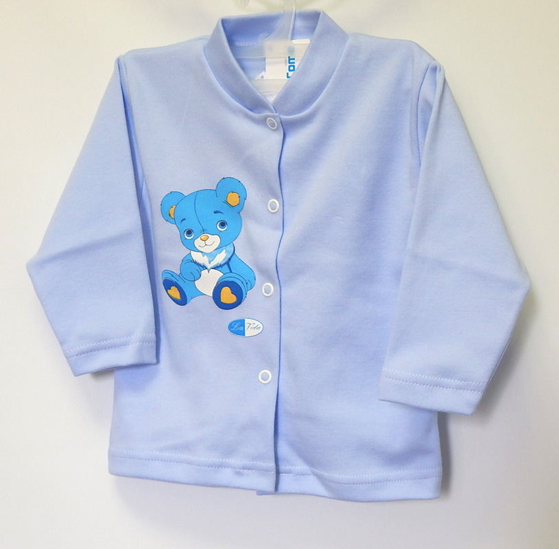 Kabátik HX potlač blue modrá 68