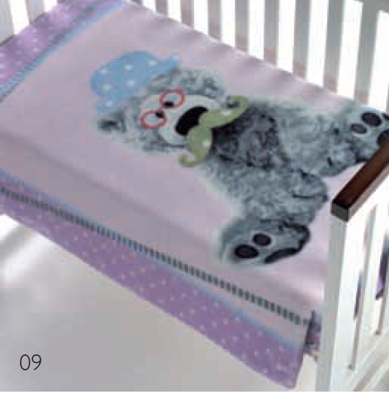 059 Magic Baby 80x110 09 lillac fialová deka