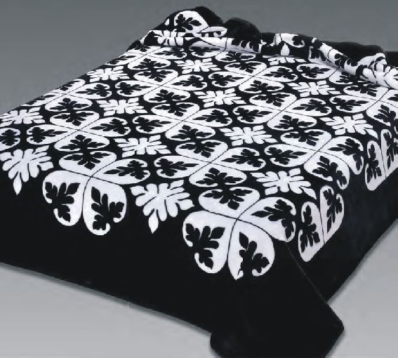 248 220x240 black čierna deka