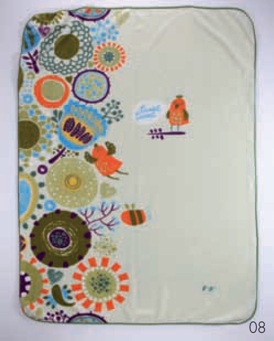 062 Twins 160x220 08 green zelená deka