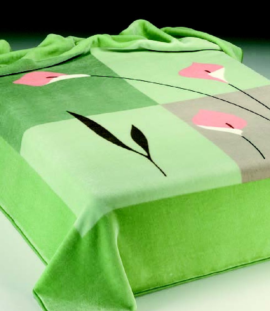 205 220x240 green zelená deka