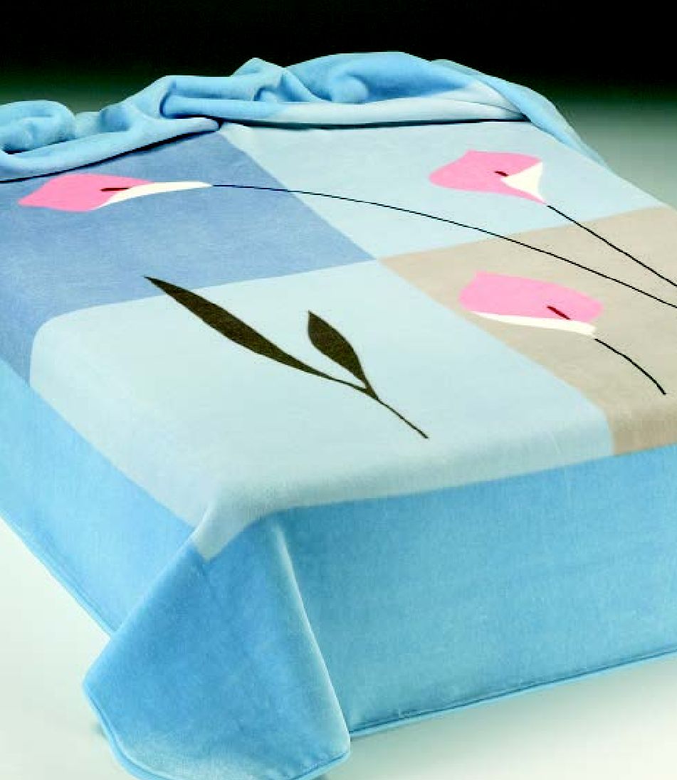 205 220x240 blue modrá deka