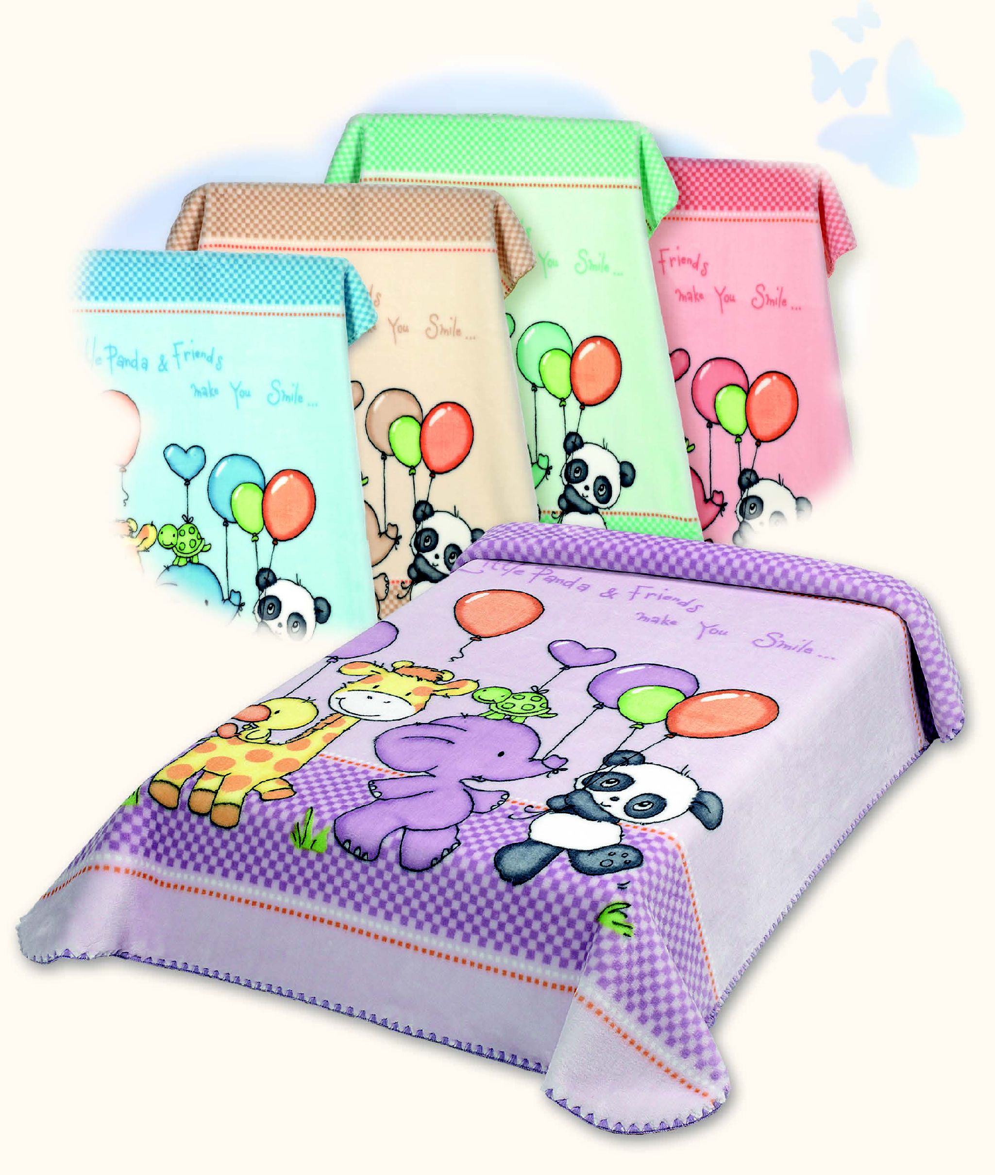 636 110x140 blue modrá deka