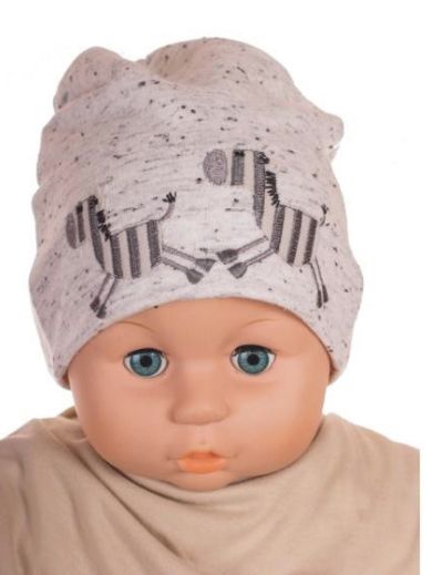 Čiapka WJ-Cz140 zebra beige béžová 40 42 44 46 48