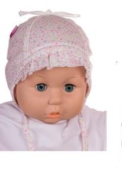 Čiapka L-Cz055 viazanie pink ružová 36 38 40 42 44