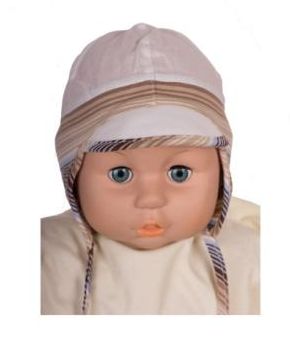 Čiapka L-Cz033 viazanie beige béžová 36 38 40 42 44