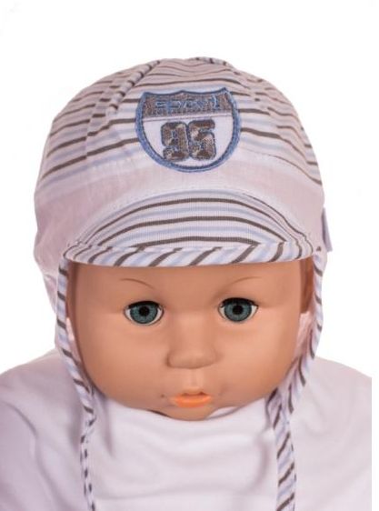 Čiapka L-Cz031 viazanie grey šedá 36 38 40 42 44