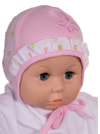 Čiapka L-Cz024 viazanie pink ružová 36 38 40 42 44