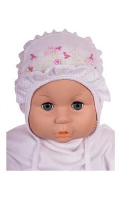 Čiapka L-Cz022 viazanie white biela 36 38 40 42 44