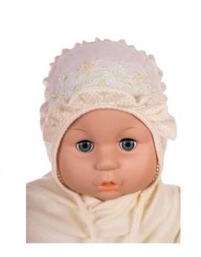 Čiapka L-Cz022 viazanie beige béžová 36 38 40 42 44