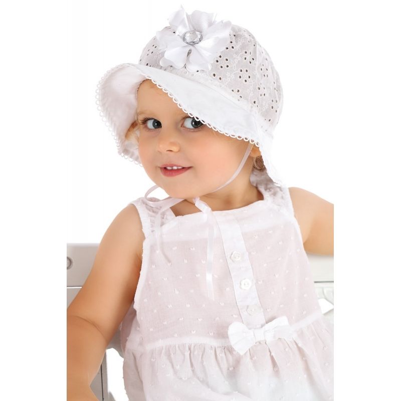 Čiapka L-Cz023g white biela pink ružová 42 44 46 48