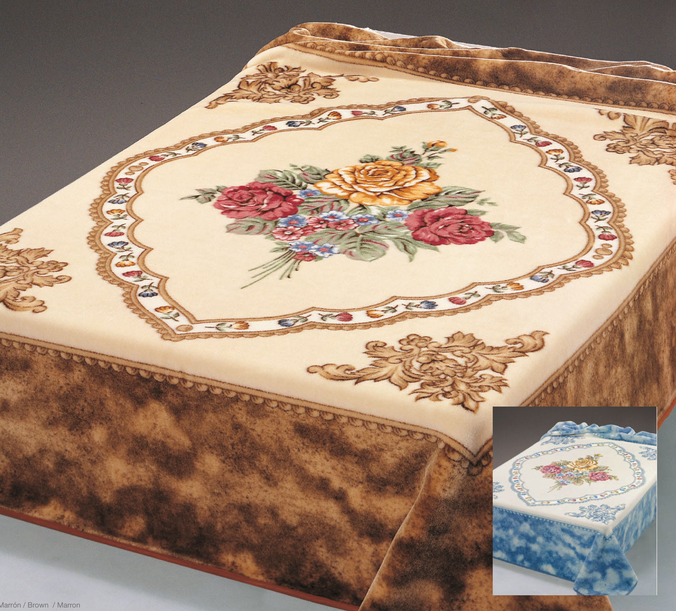 125 220x240 blue modrá deka