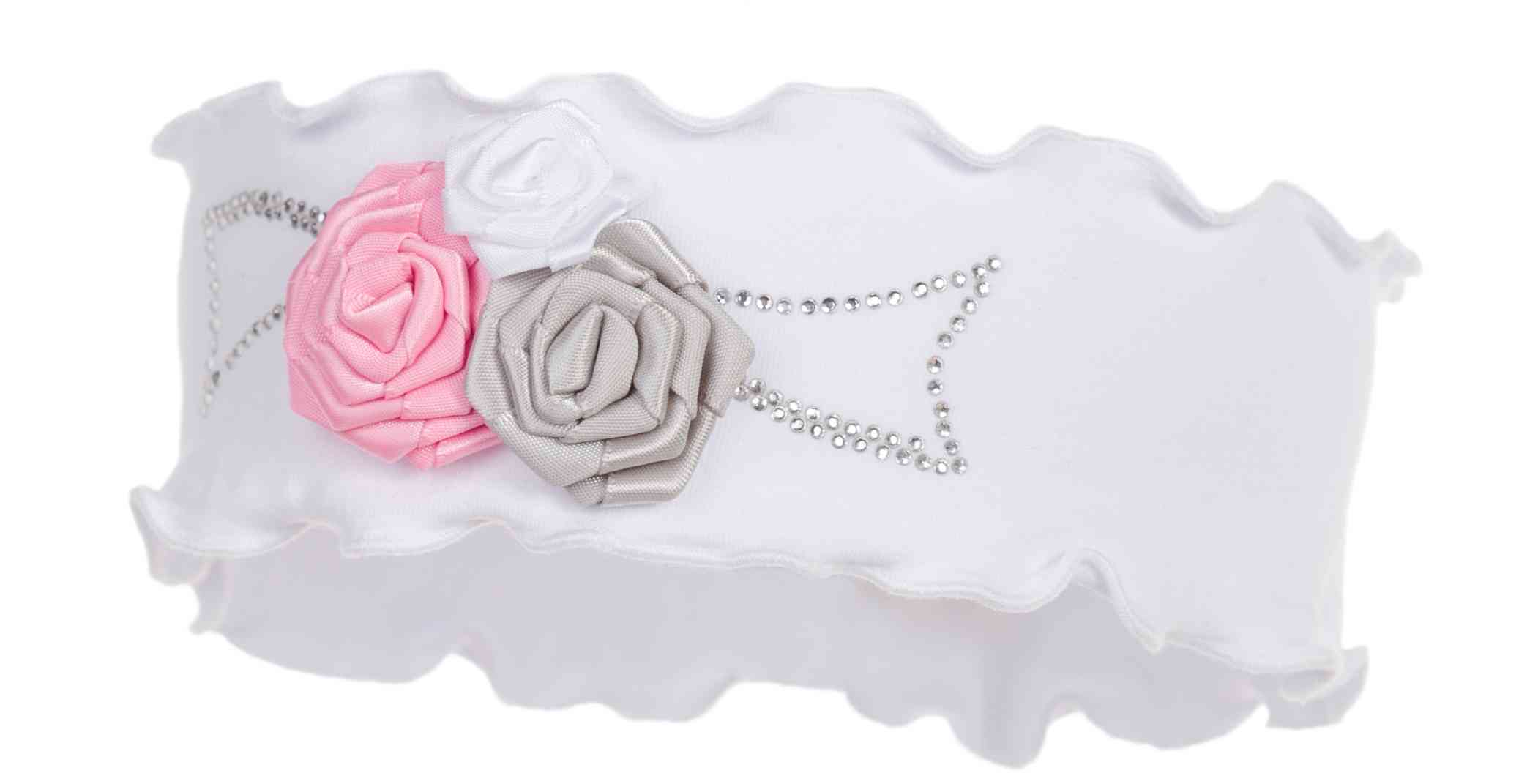 Čelenka Elizabeta biela 48 50 52