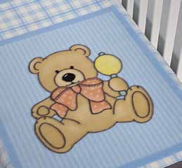 736 80x110 05 blue modrá deka