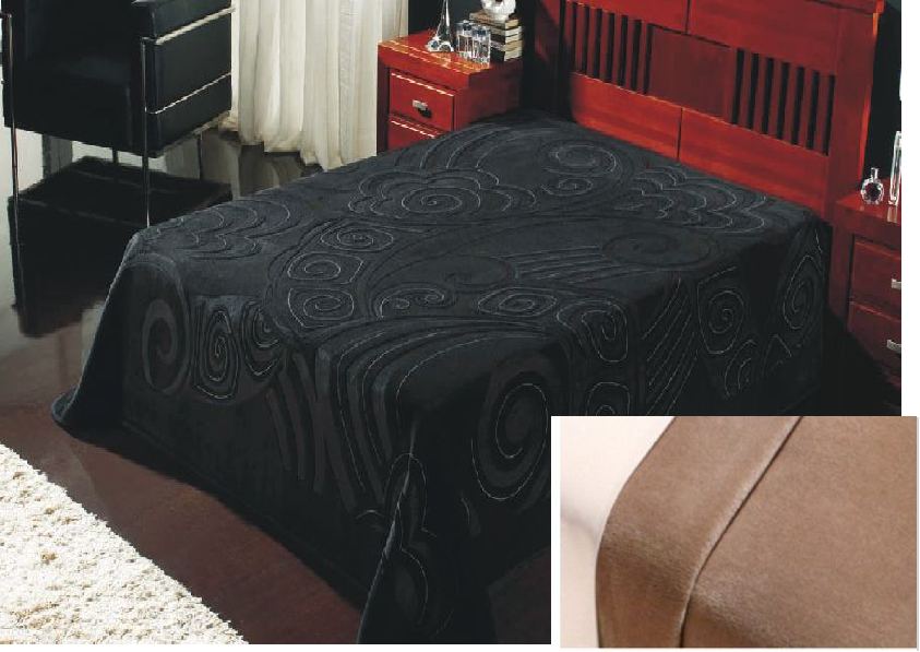 5907 220x240 15 dark vison striebornošedá deka